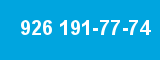 926 191-77-74